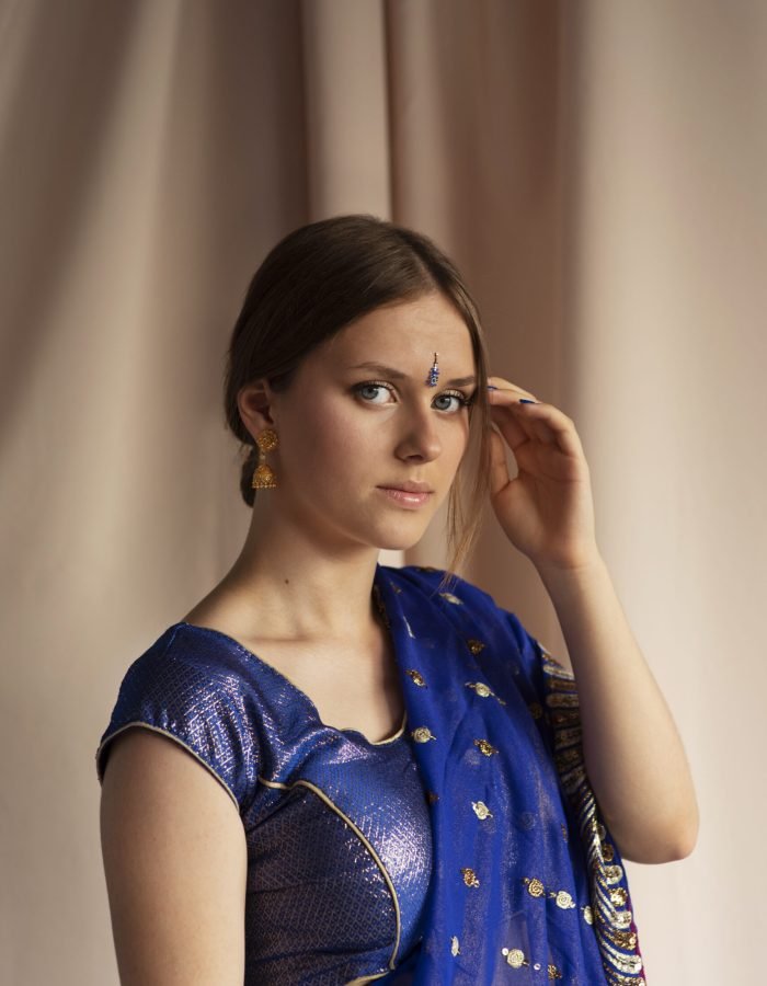 portrait-beautiful-woman-wearing-traditional-sari-garment