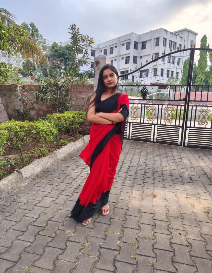 red saree